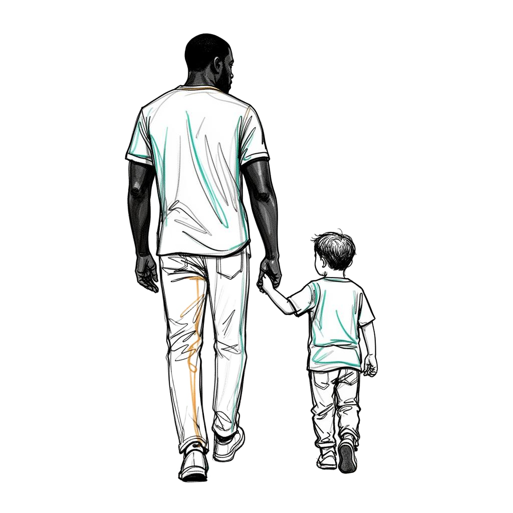 Father — line illustration